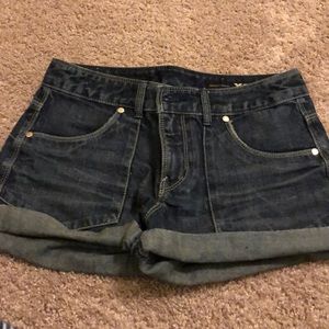 Express jean shorts